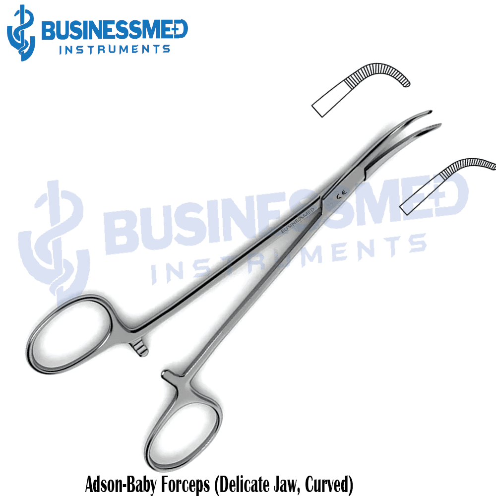 Adson Baby Forceps Delicate Jaw Curved Adson Baby Forceps Delicate Jaw Curved