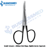 Gradle Scissors Ribbon Style Rings Slightly Curved Supercut