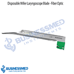 Disposable Miller Laryngoscope Blade Fiber Optic