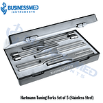 Hartmann Tuning Forks Set of 5 Stainless Steel