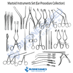 Mastoid Instruments Set Ear Procedure Collection