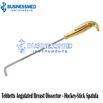 Tebbetts Angulated Breast Dissector Hockey Stick Spatula 1 1