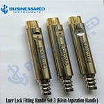Luer Lock Fitting Handle Set 3 Klein Aspiration Handle 1