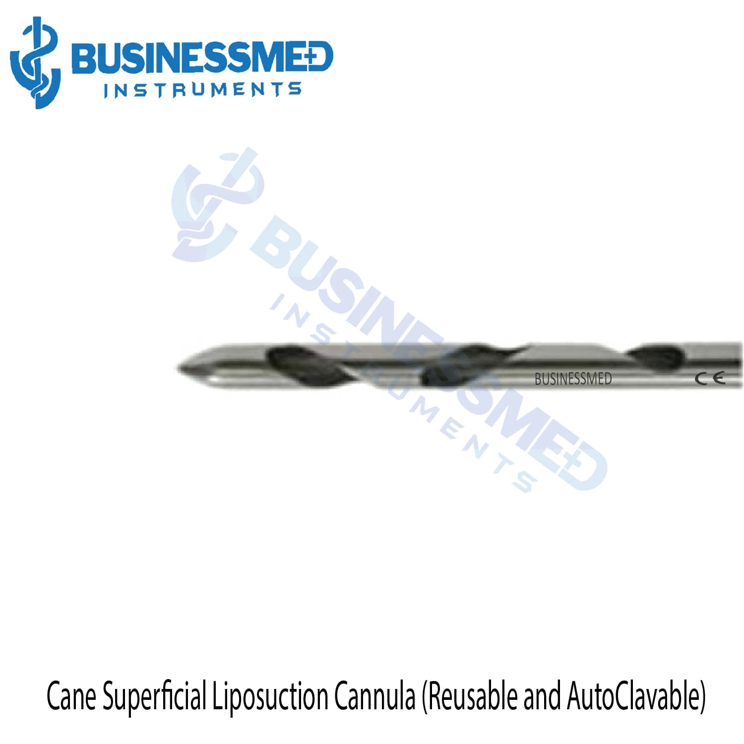 Cane Superficial Liposuction Cannula Reusable and AutoClavable Cane Superficial Liposuction Cannula Reusable and AutoClavable
