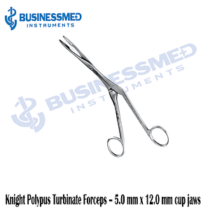Knight Polypus Turbinate Forceps 5.0 mm x 12.0 mm cup jaws