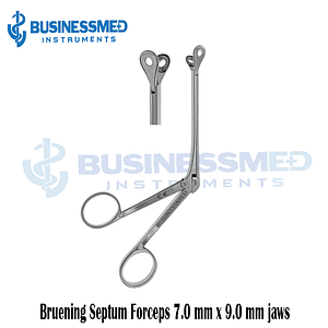 Bruening Septum Forceps 7.0 mm x 9.0 mm jaws