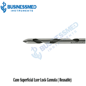 Cane Superficial Luer Lock Cannula Reusable 1