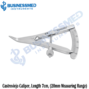 Castroviejo Caliper Length 7cm 20mm Measuring Range 1
