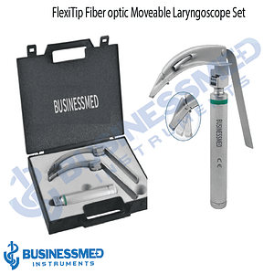 FlexiTip Fiber optic Moveable Laryngoscope Set