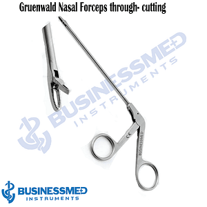 Gruenwald Nasal Forceps through cutting