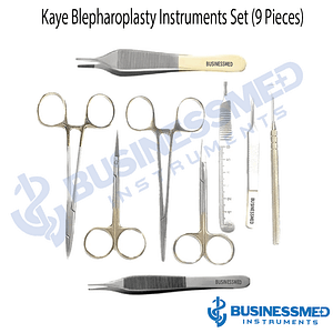 Kaye Blepharoplasty Instruments Set 9 Pieces