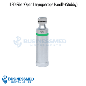LED Fiber Optic Laryngoscope Handle Stubby