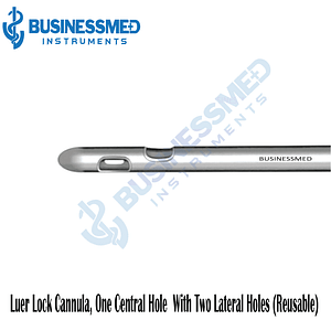 Luer Lock Cannula One Central Hole With Two Lateral Holes Reusable 1 1