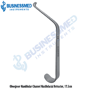 Obwegeser Mandibular Channel Maxillofacial Retractor 17.5cm