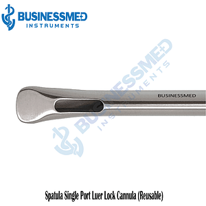Spatula Single Port Luer Lock Cannula Reusable 1
