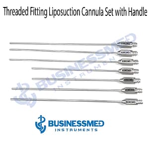 Threaded Fitting Liposuction Cannula Set with Handle