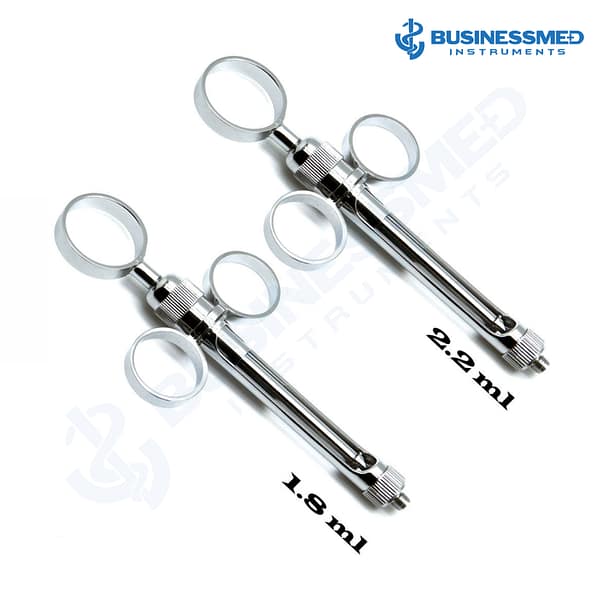 Dental Anesthesia Syringe 1.8ml Reusable Stainless Steel Cartridge Syringe